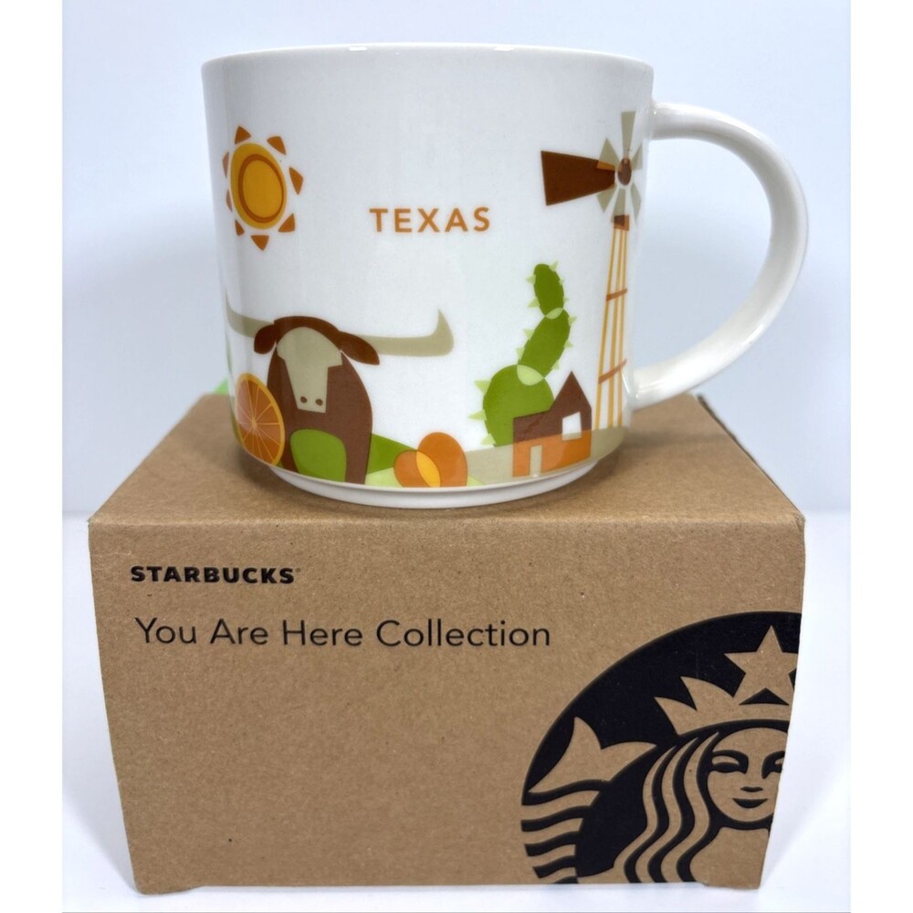 Starbucks Texas You Are Here Collection Mug 14 fl oz New With Original Box